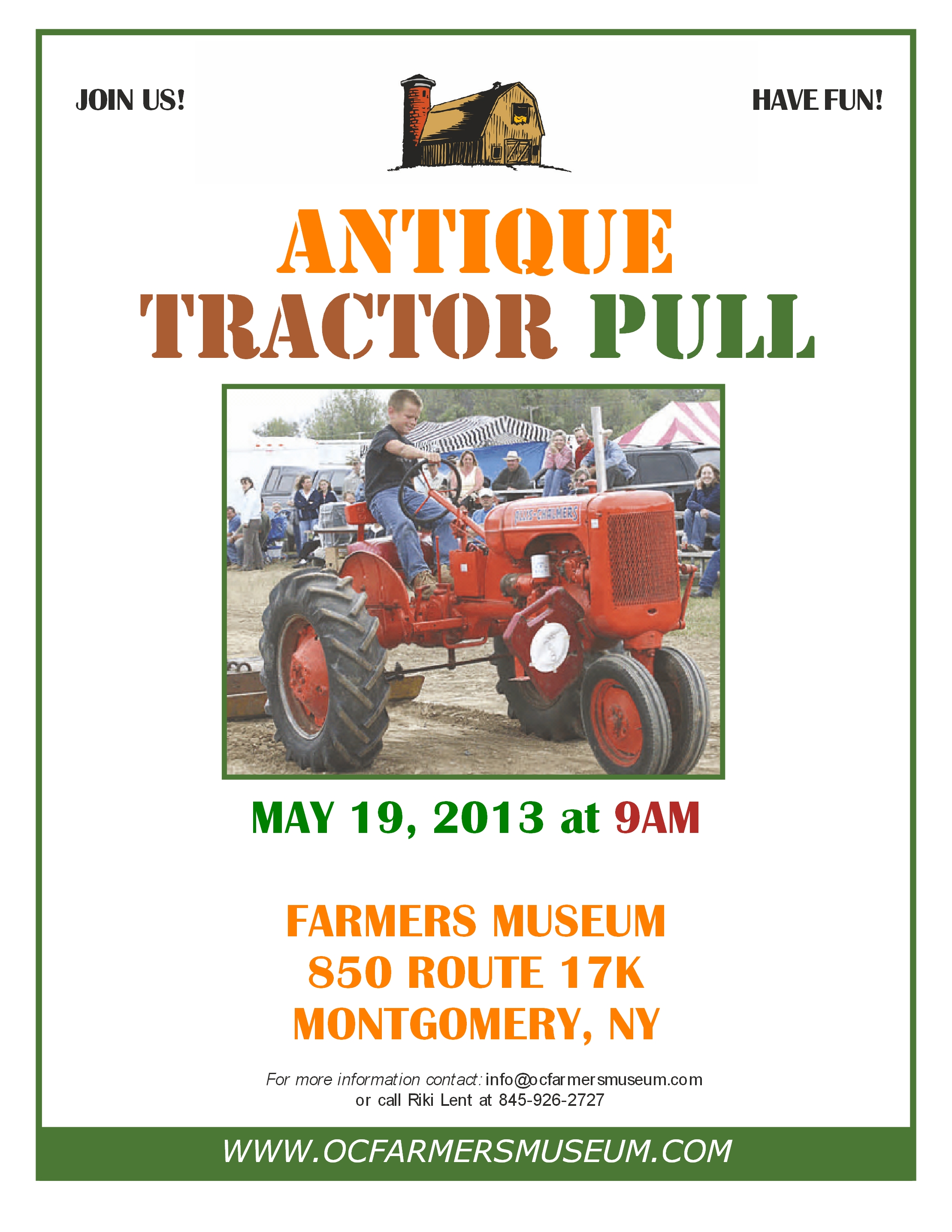 Antique Tractor Pull - Orange County Farmers Museum